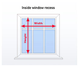 Inside window recess